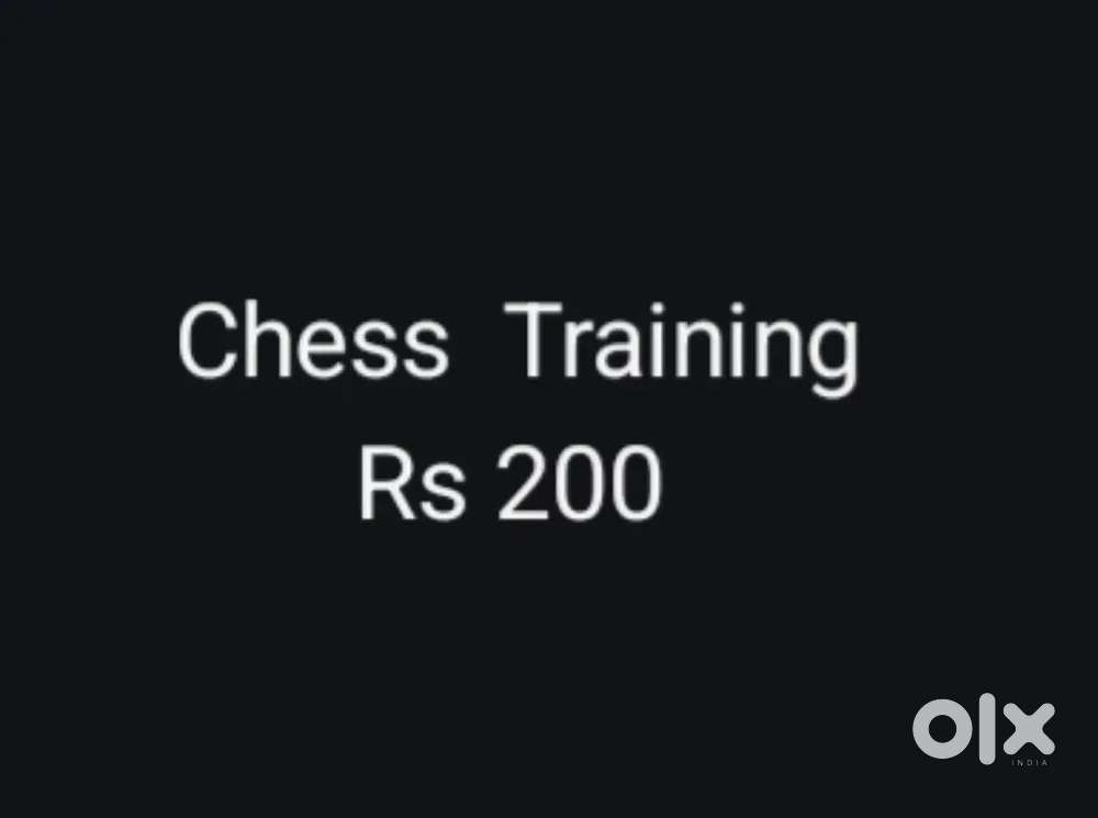 Chess Training,Rs 200