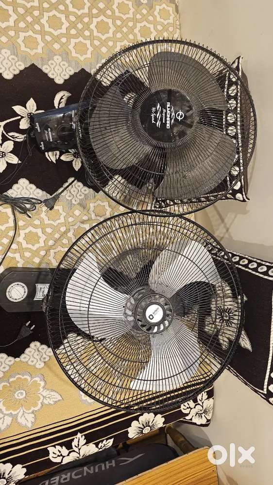 Orient metal wall mount fan and almonaro wall mount fan