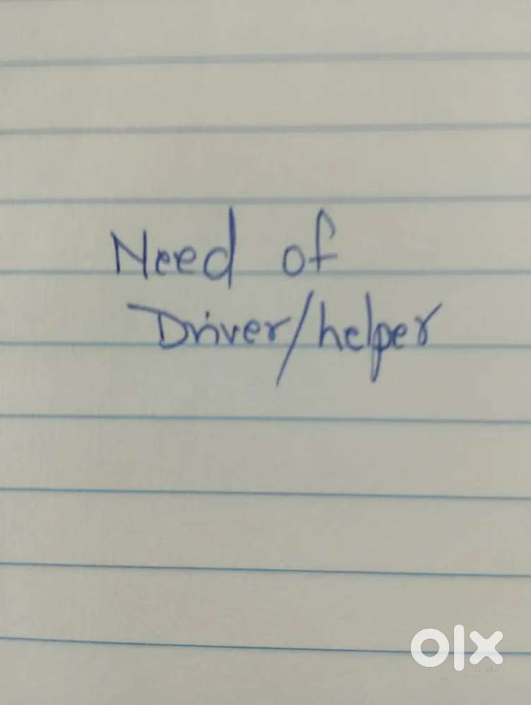 Driver and house helper