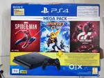 PS4 Slim 1 TB (2018) + Controller + 2 Game Discs + Full Original Box