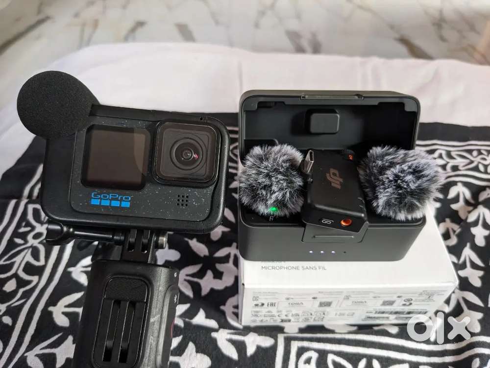 GoPro Hero12 Black Creator Edition with dji mic mini