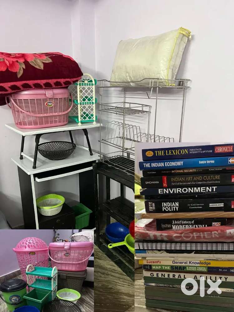 UPSC Books + Room Items, Everything at ₹16500