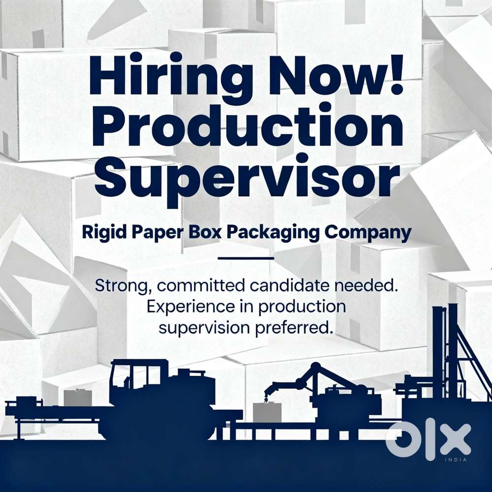 Production Supervisor - Packaging Industry