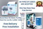 Brand new Ro water Filter start for just Rs 4,499 only