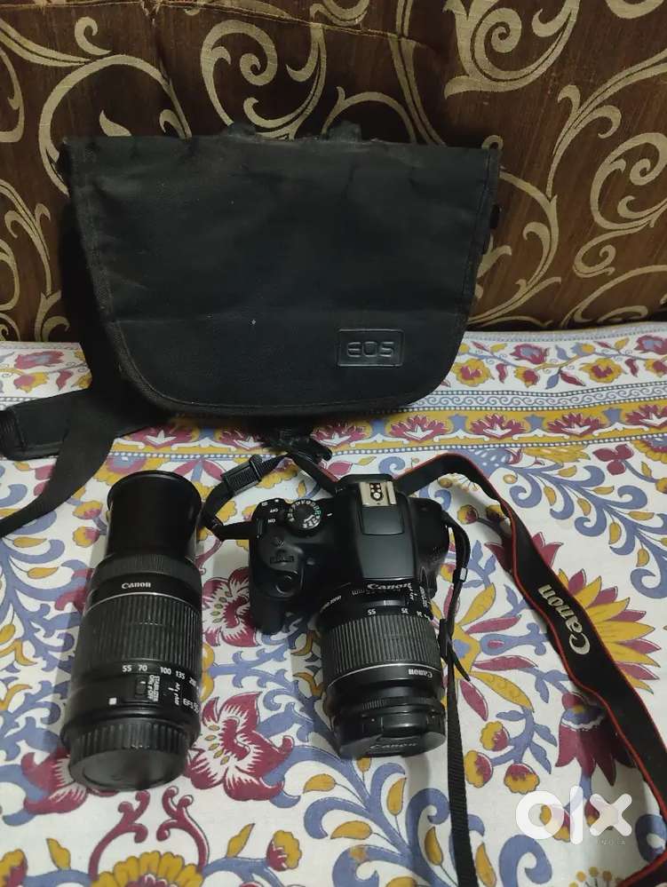 Canon EOS 1300D DSLR with 2 Lenses + Bag + Charger