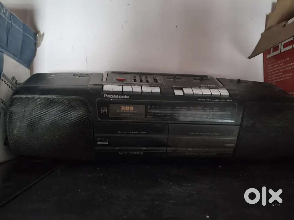 Panasonic radio with tape recorder