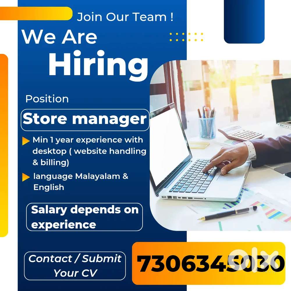 Looking for store manager