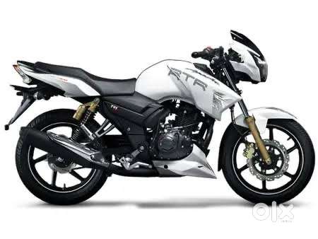 Tvs apache 180 white