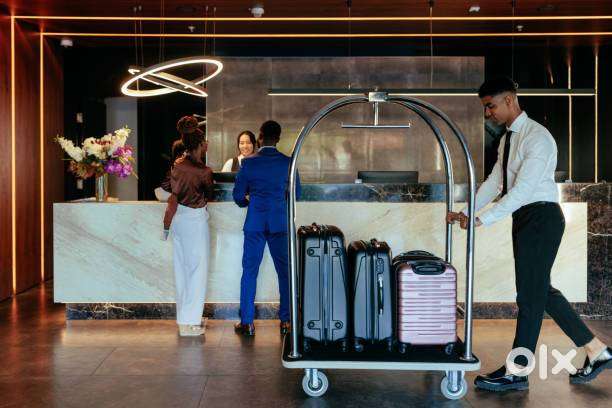 HOTEL RESTURANT JOB FRONT DESK BELL BOY HELPER WAITER STEWARD CAPTAIN