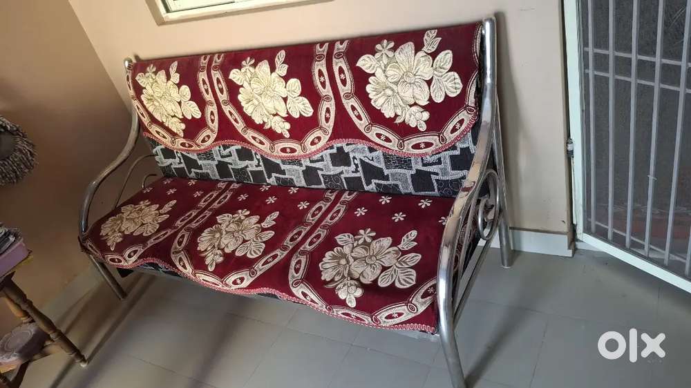 Premium Sofa Set with Glass Tea Table – Excellent Condition!