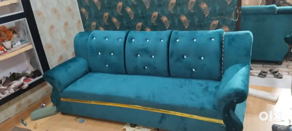 New double bed ,sofa and sofa repairing
