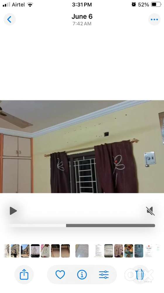 A penthouse  with bedroom and attached bathroom and terrace