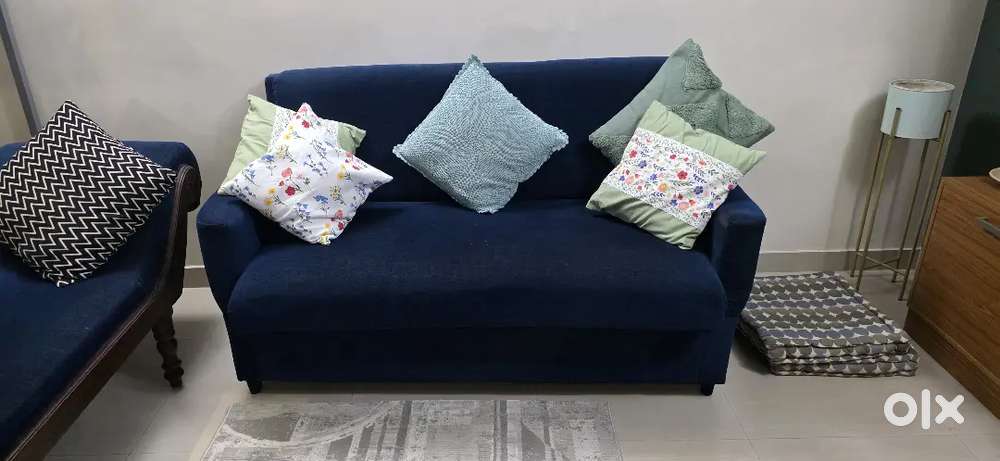 Sofa set and Diwan Cot