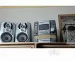 SONY COMPANY CD WITH SPEAKERS, SAMSUNG WASHING MACHINE ONLY DRYER WORK