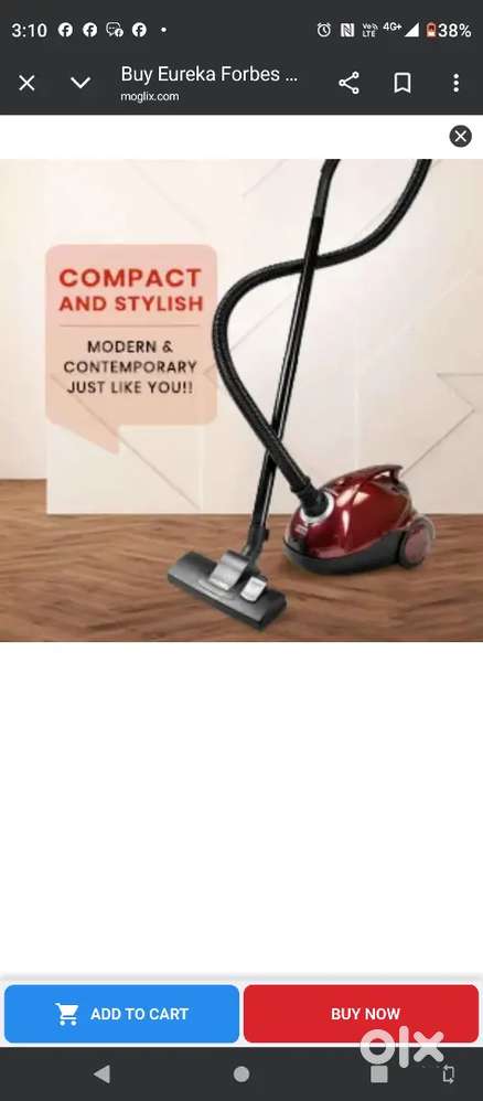 Eureka Forbes vaccum cleaner