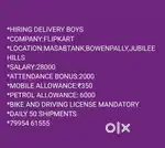DELIVERY BOYS ( *JUBILEE HILLS *)