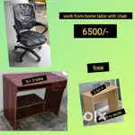 Work from home table with chair brand new