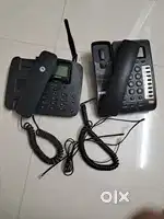 2.0 stereo speaker and two landlines phones