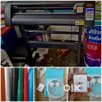 SI Plotter Stikar Cutting Machine of Just 1 week with stikar  material