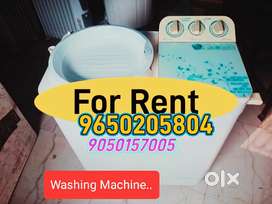 Washing machine on rent.