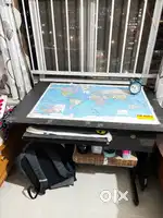 Computer table and racks