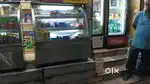 Display stainless steel counter