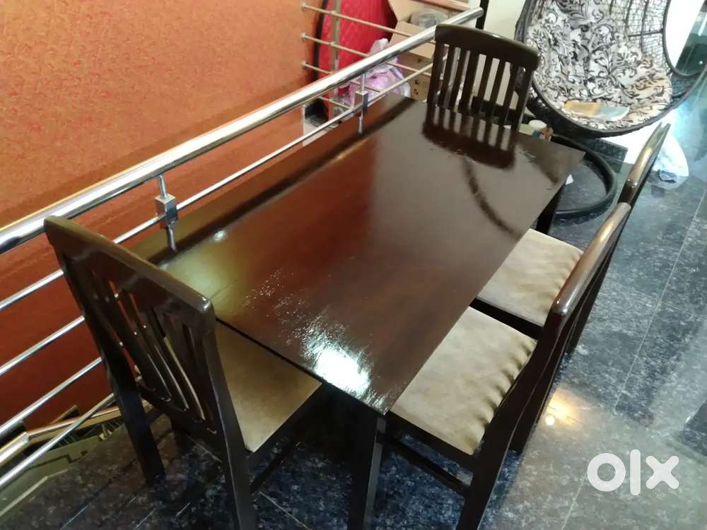 Dining table with four chairs
