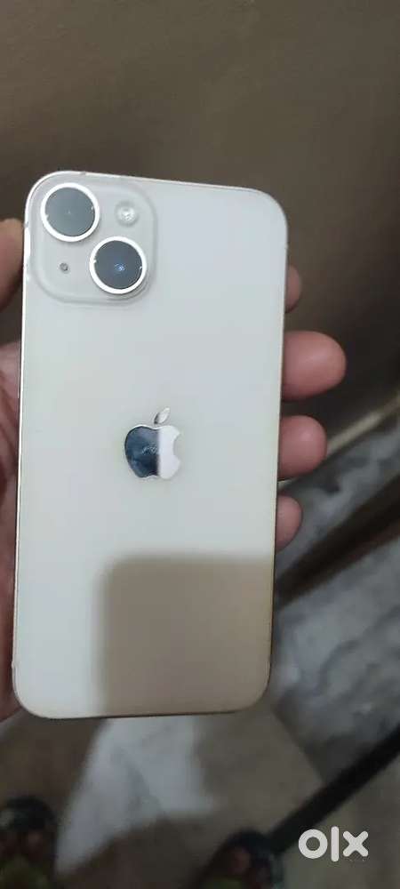 IPhone 14 white brand new condition less use with charger with box