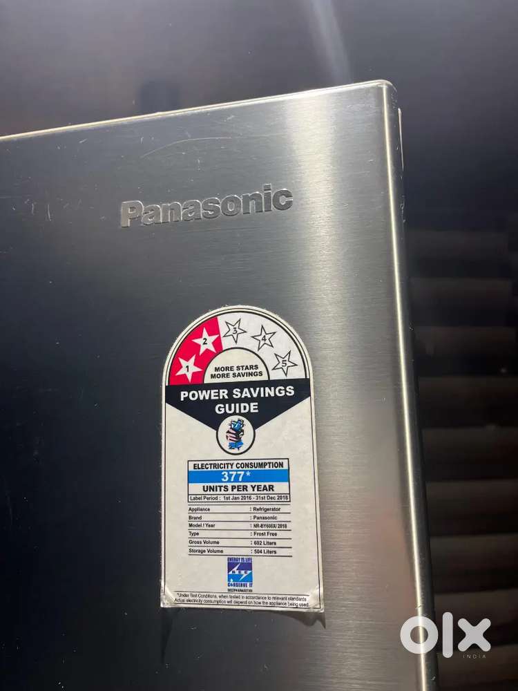 Panasonic 504lts fridge