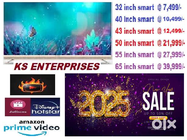 55 INCH SMART5 ORIGNAL 4K, VOICE COMMAND, BLUETOTH  @ 27999/- ONLY