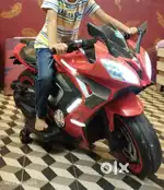 Kids sports bike only 6 month old condition like a new charging wali