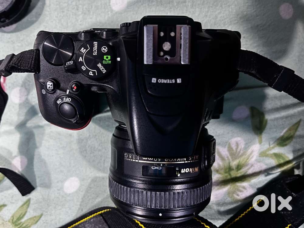 Nikon d5600 with 50 mm lens