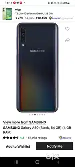 Samsung a50 new condition