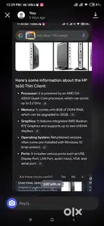 Hp  thin client 630