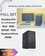 EMI Available  NEW Branded i3-i5-i7 Desktop Laptop Sales & Service  Ne