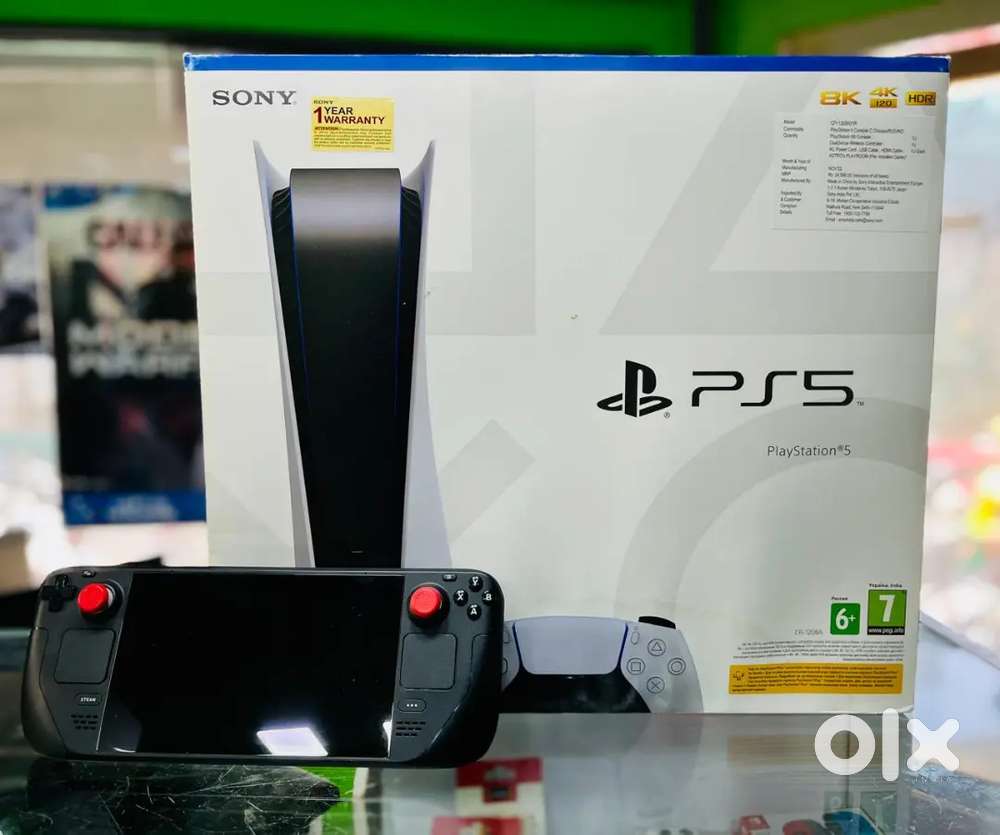 PS5 and steam deck available for sale