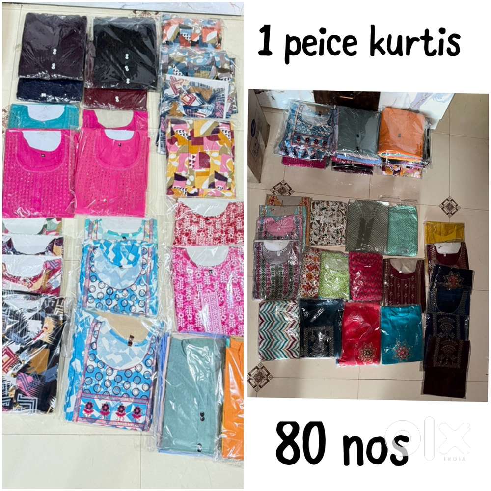 Ladies Cotton Kurtis/cloth cosmetics for shop start Rs.80 only