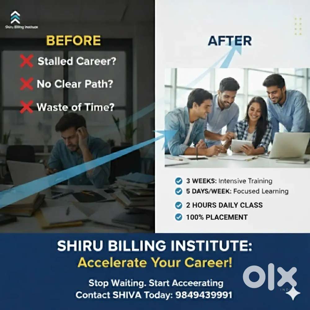Training and placement will be provided