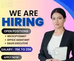 Receptionist,bekend,back office jobs Telecaller jobs in tricity