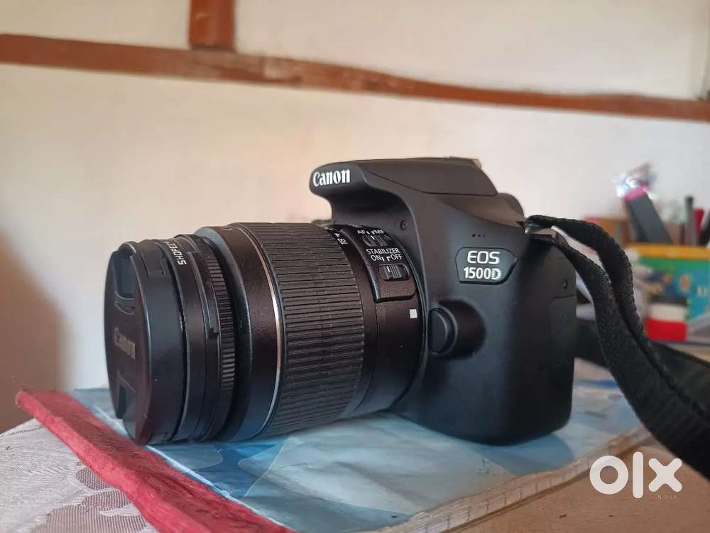 Urgent sell Canon 1500D(2024 model) Next to New with low sutter count.