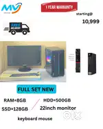 Ram - 8GB DDR3  Hard Disk - 500GB  monitor  Graphics