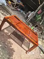 Dinning table 6×3½. White glass included