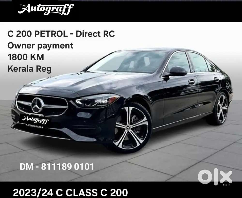 Mercedes-Benz C-Class 200 Petrol 2024 Reg  1800 Km Driven Kerala KL7