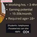 Work from home opportunity