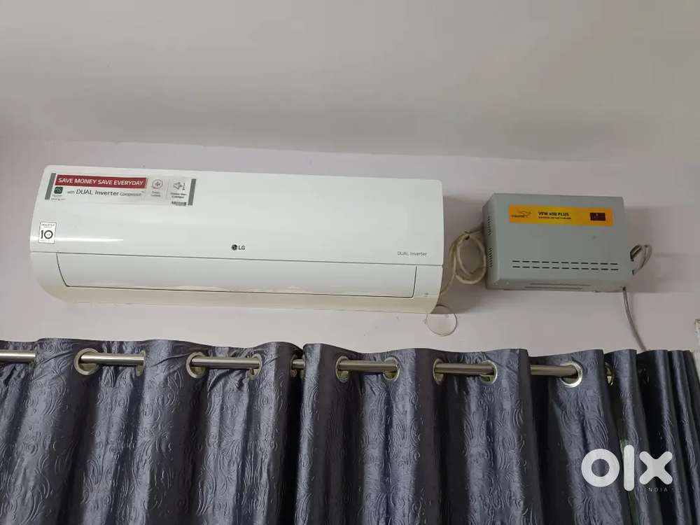 LG 5 Star (1.5) Split AC and V-Guard stabilizer