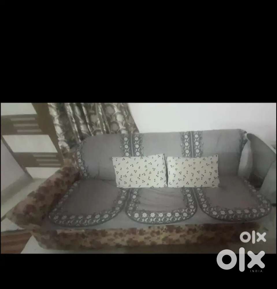 L shape sofa set