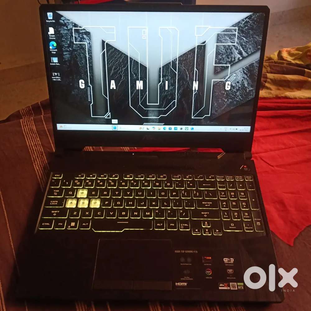 Asus tuf F15 RTX 3050 i5 11400H 16GB Ram Power packed Gaming Laptop pc