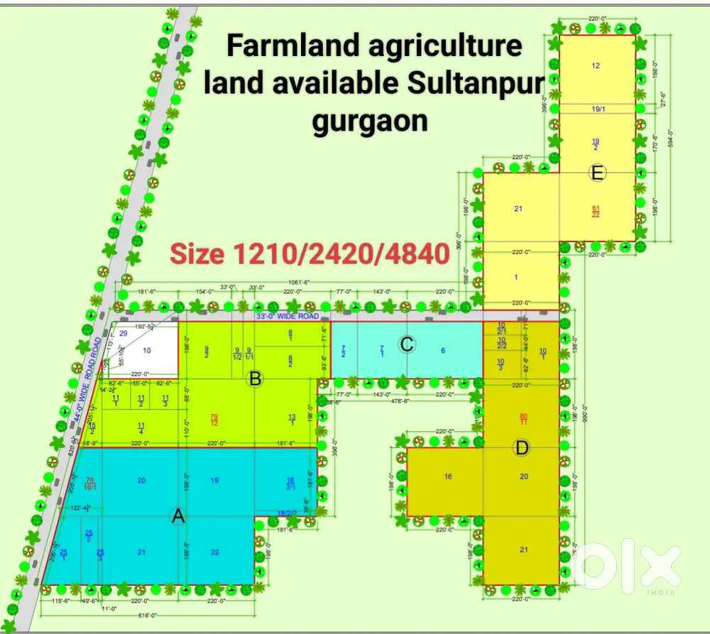 4840Sq.Yrd Farmland with Farmhouse 5.50cr