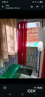 Only for ladies  running parlour and good location