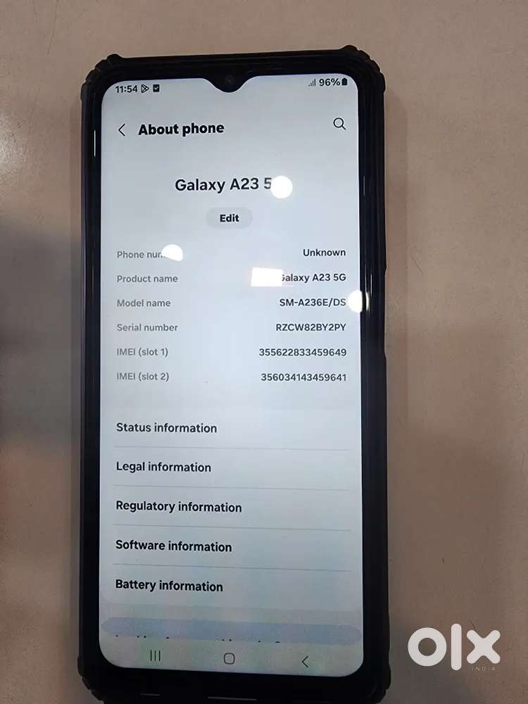 SAMSUNG A23.5G MOBILE .8GB RAM 128 GB